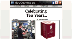 Desktop Screenshot of moocowmusic.com